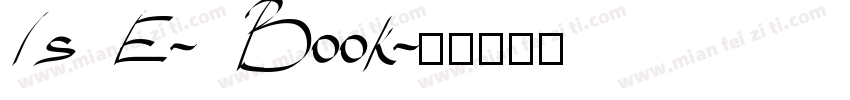 Is E- Book字体转换